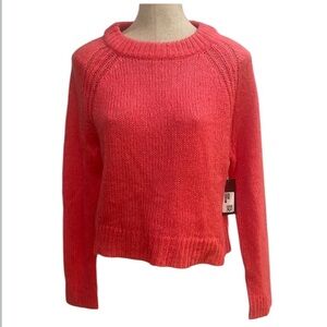 ANA a new approach sweater chunky knit frozen berry pink women’s size large L